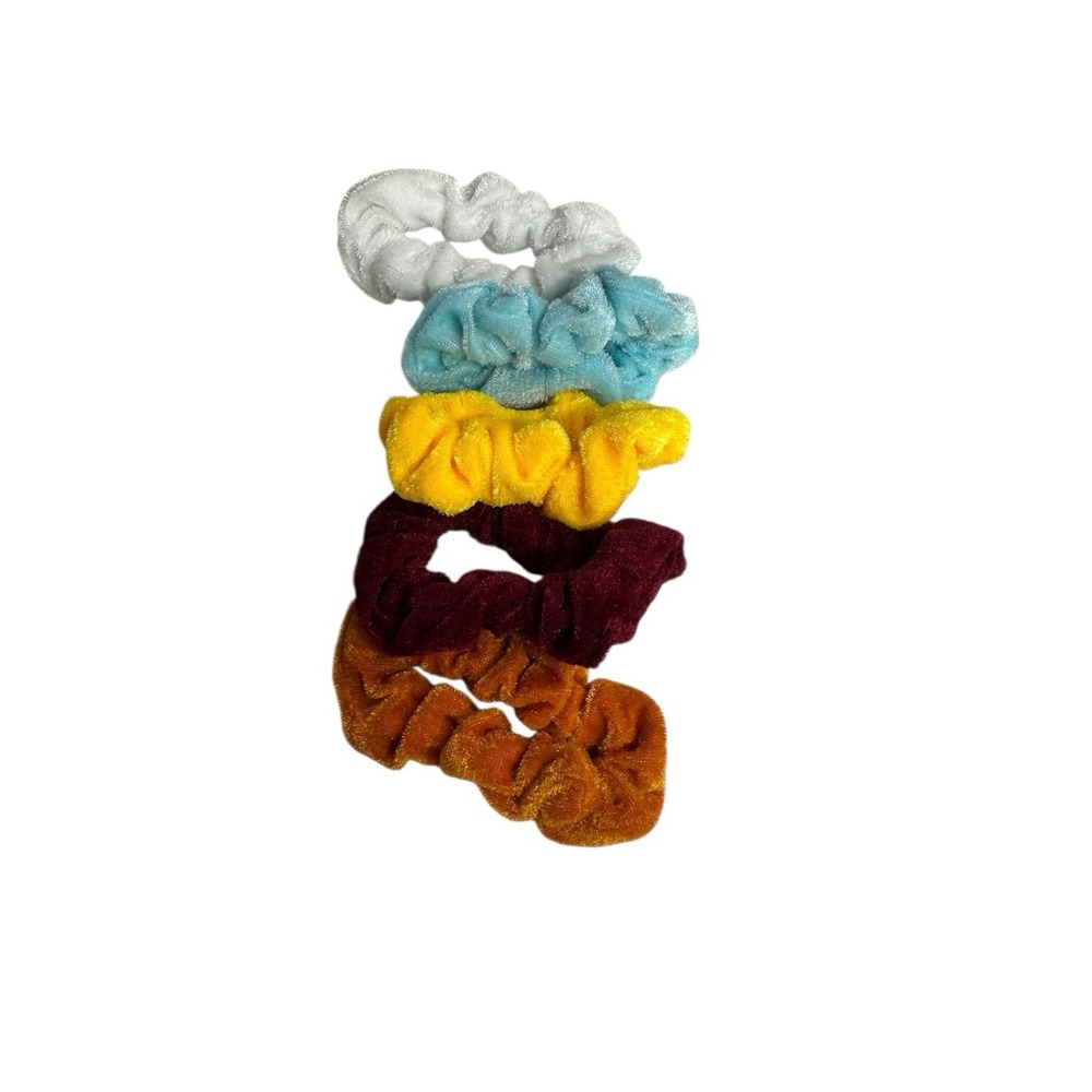 NEW‎ hair ties accessories women girls all hair types velvet lot of 5